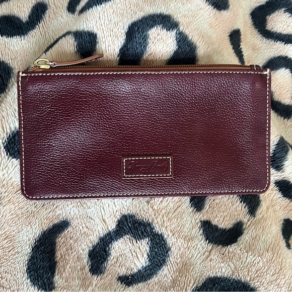 Dooney & Bourke Leather Zip Pouch - Picture 5 of 11